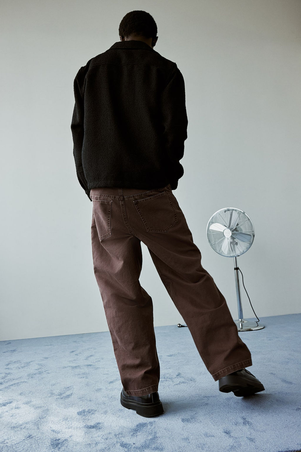 Pantalon de lona Baggy - H&m фото 5