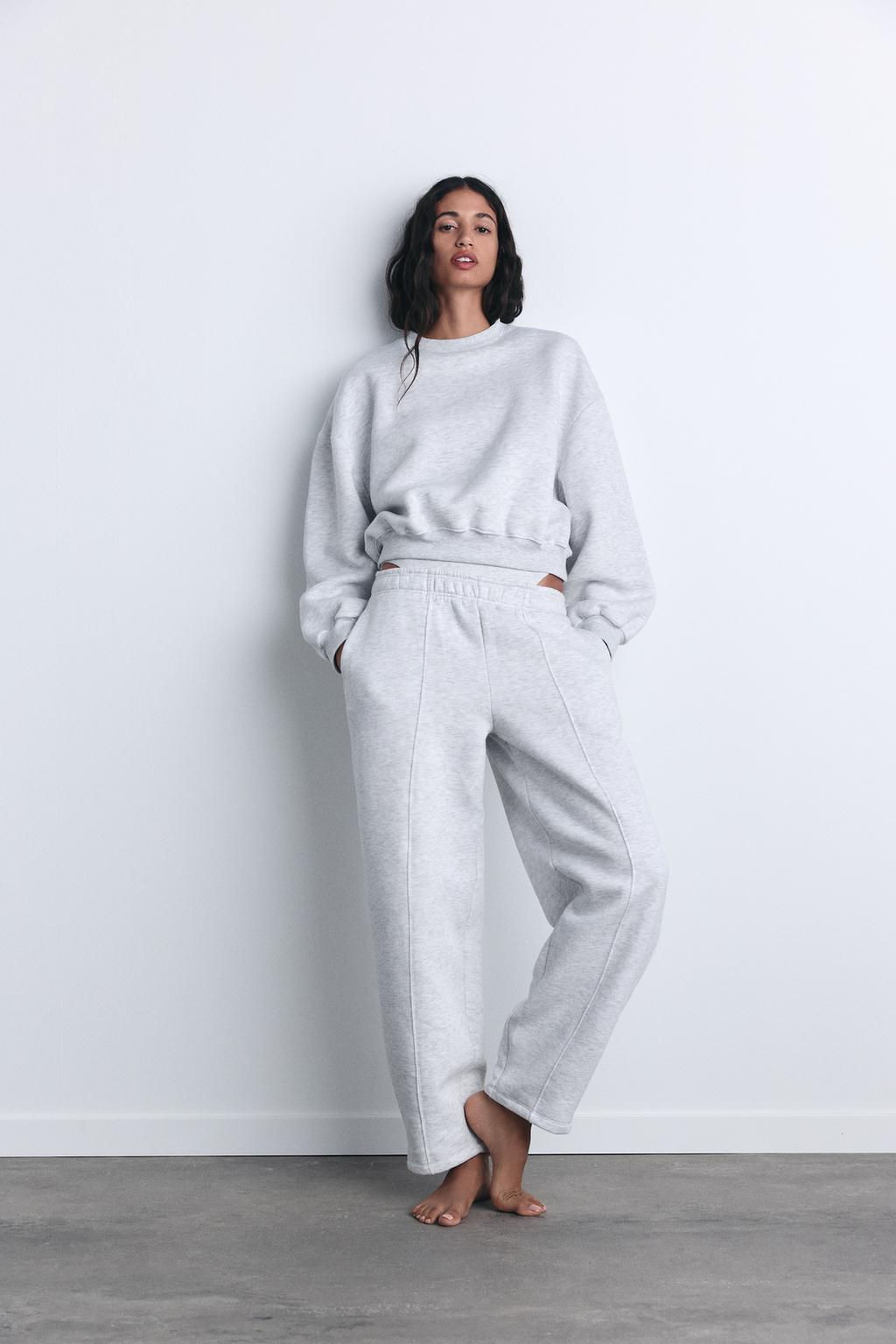 BASIC PLUSH SWEATSHIRT - Zara фото 41