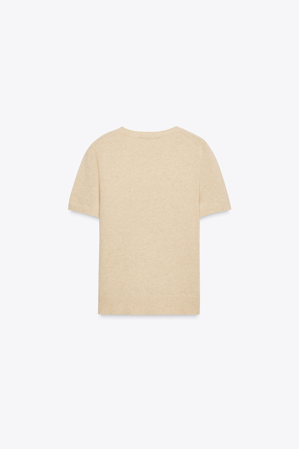 100% CASHMERE SHORT SLEEVE JUMPER - Zara фото 8