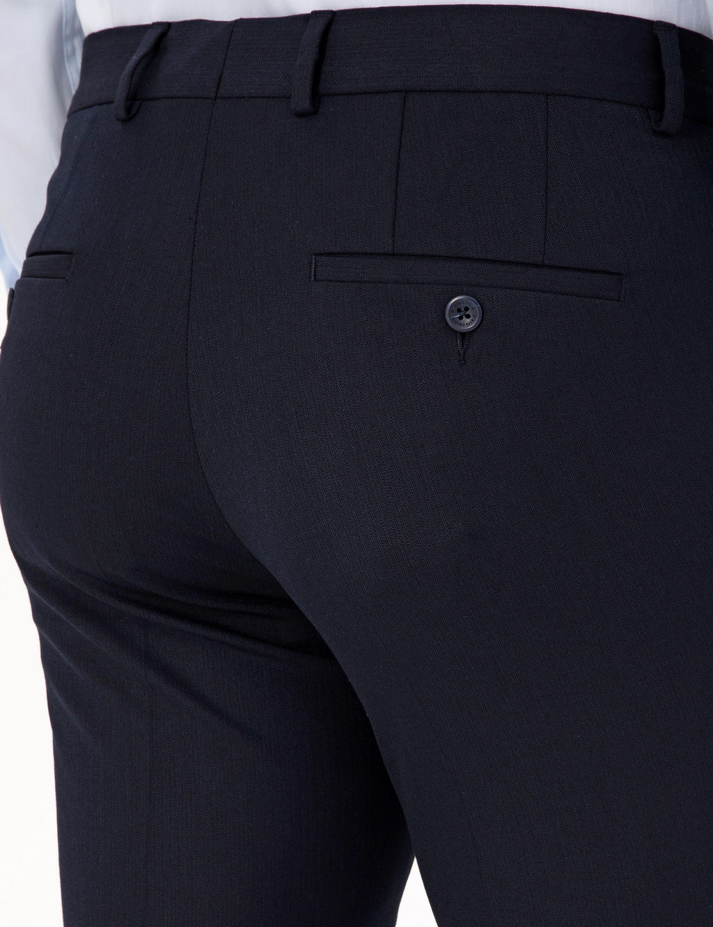 Lacivert Slim Fit Kuma_ Pantolon - Pierre cardin фото 6