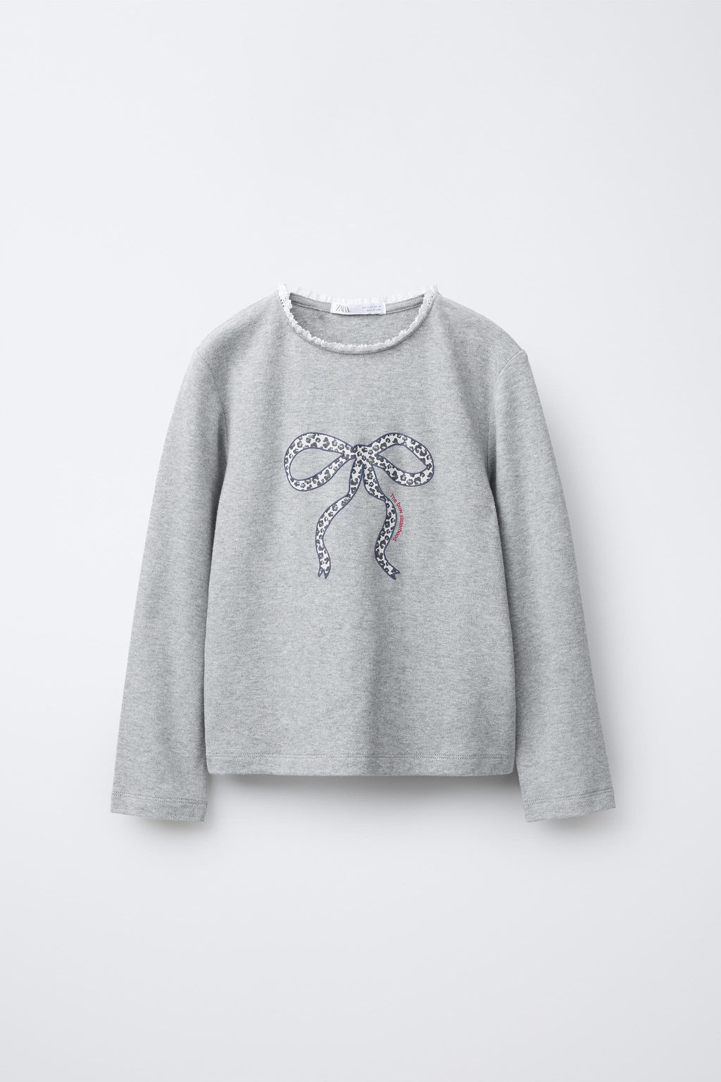 AGES 6-14 / STRIPED PYJAMAS WITH BOW DETAIL - Zara фото 3