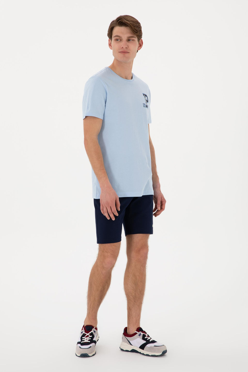 Erkek Bisiklet Yaka A__k Mavi Ti__rt Sepette S_rpriz _ndirim - U.s. polo assn фото 4