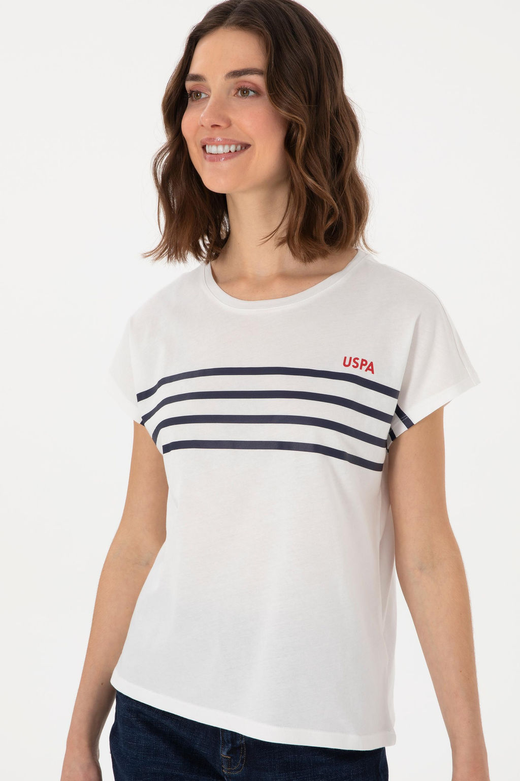 Kad_n Ekru Ti__rt Sepette S_rpriz _ndirim - U.s. polo assn фото 3