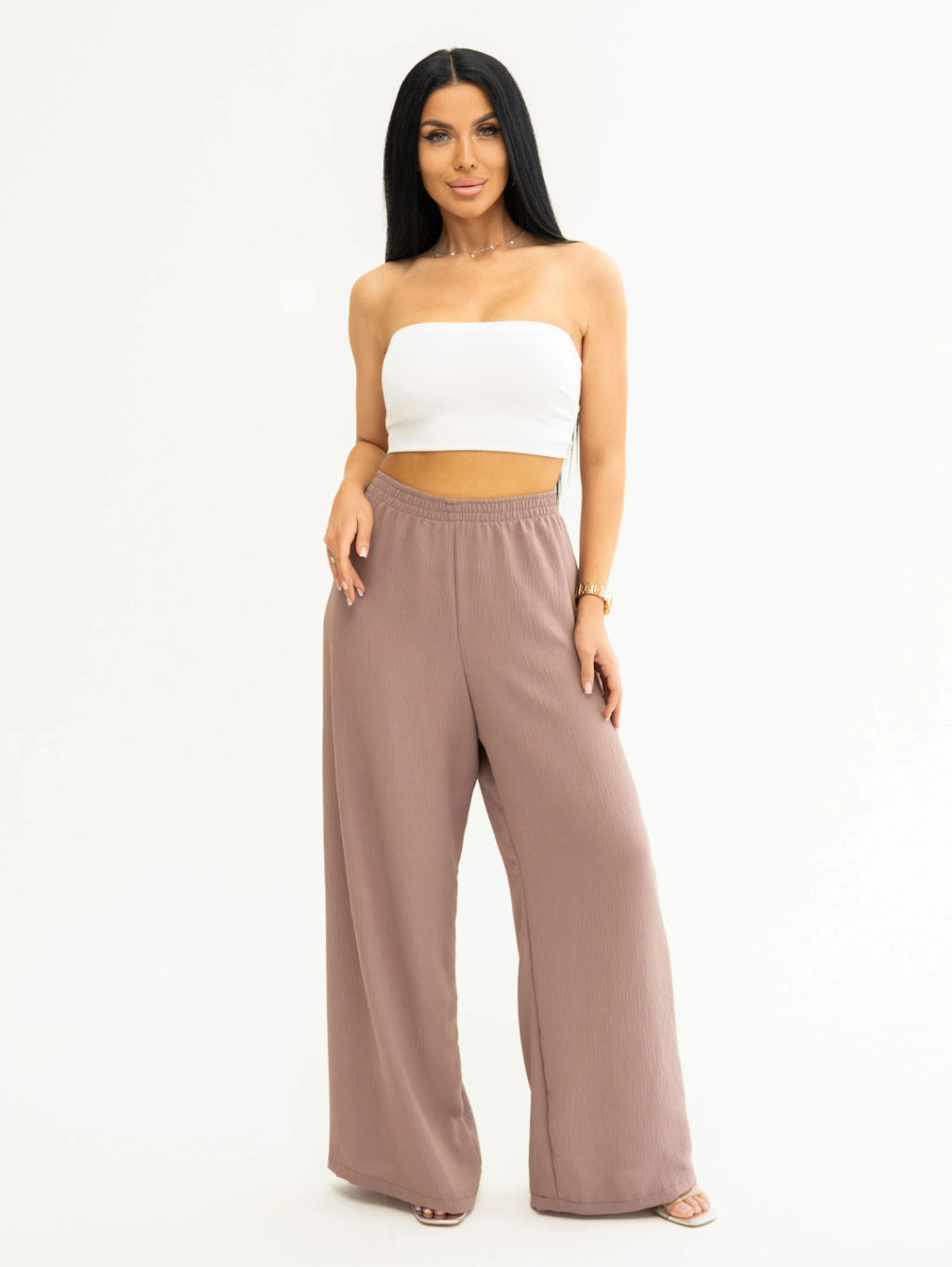 Брюки женские, цвет черный - Барболета фото 22