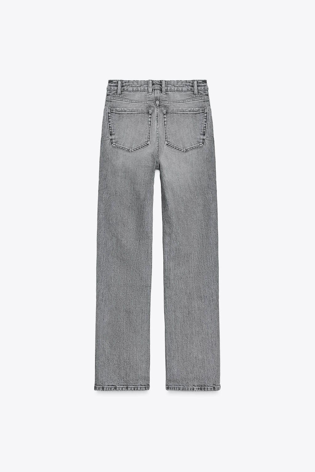 TRF STRAIGHT HIGH-WAIST JEANS - Zara фото 6