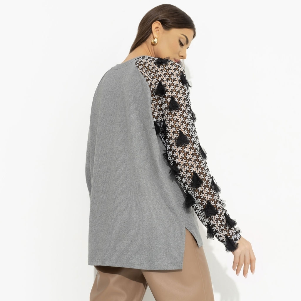 Свитшот с акцентным декором, Модная хроника (new) - Charutti фото 5