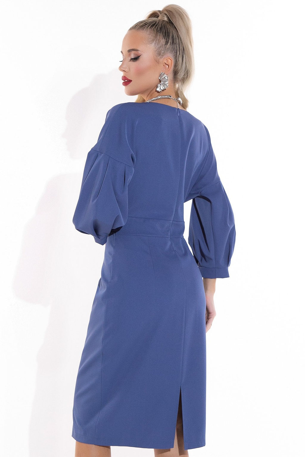 Платье Искусство обольщения (синий) - Эльза фото 7