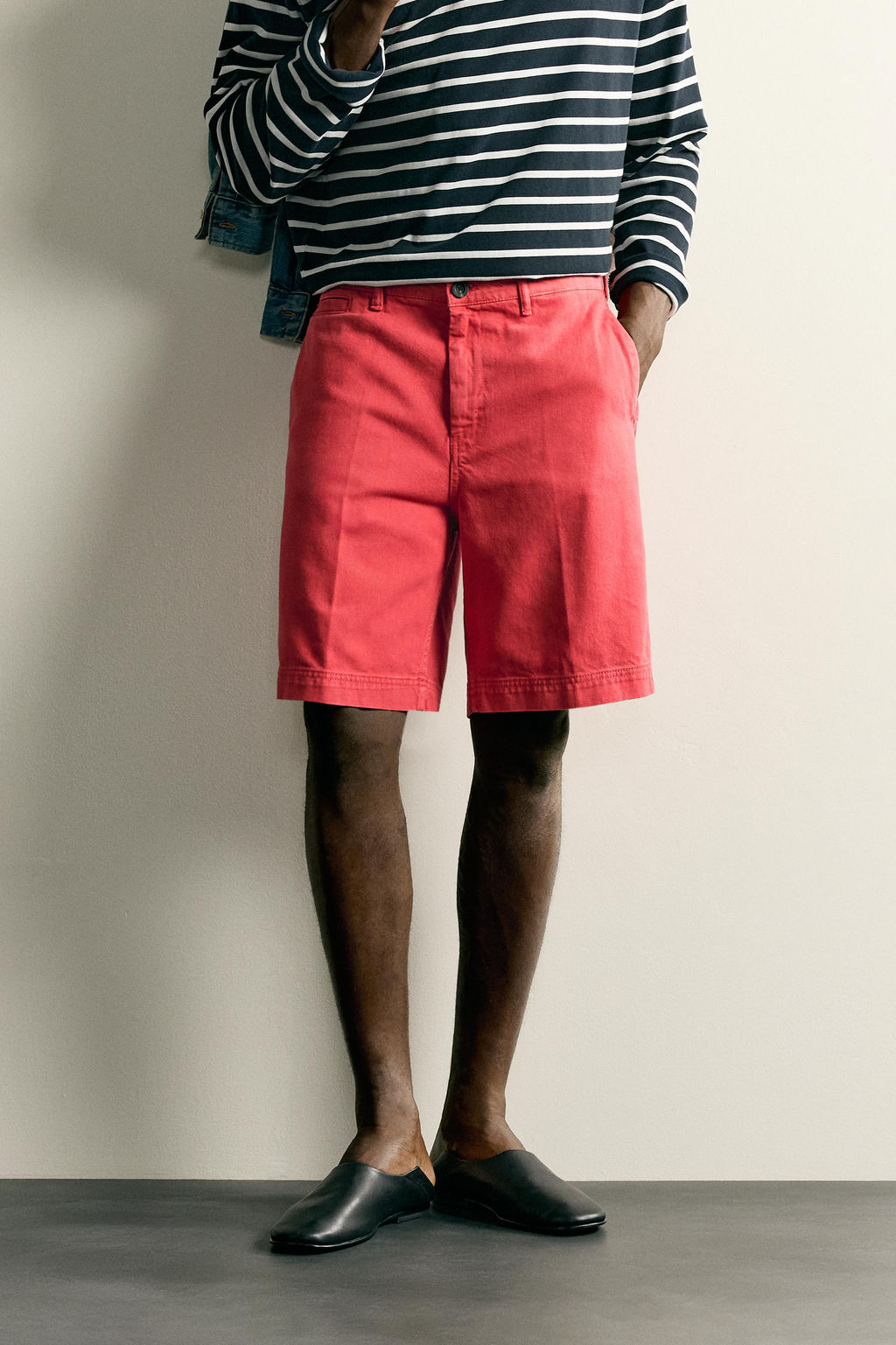 BERMUDA CHINO STRAIGHT FIT / Rojo - Zara фото 2