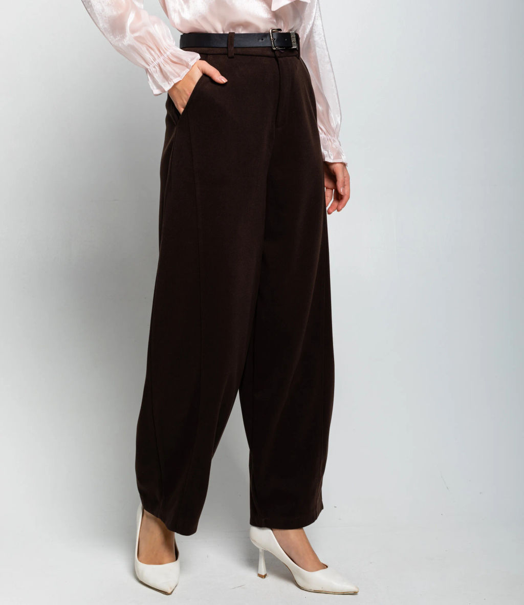 Брюки #КТ25131, шоколадный - Dommod фото 3