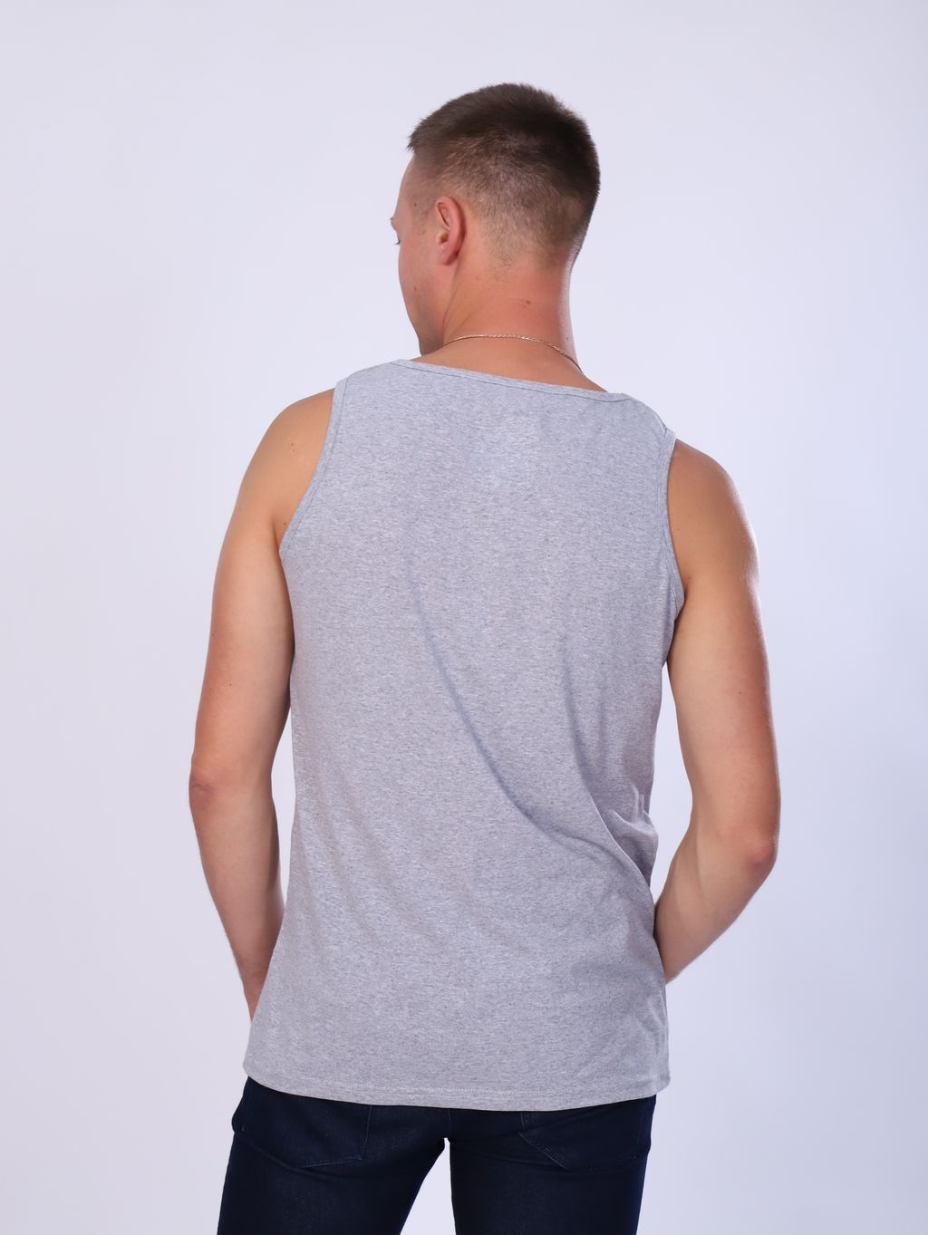 М20 майка мужская (серый) - Иванушка-трикотаж фото 7
