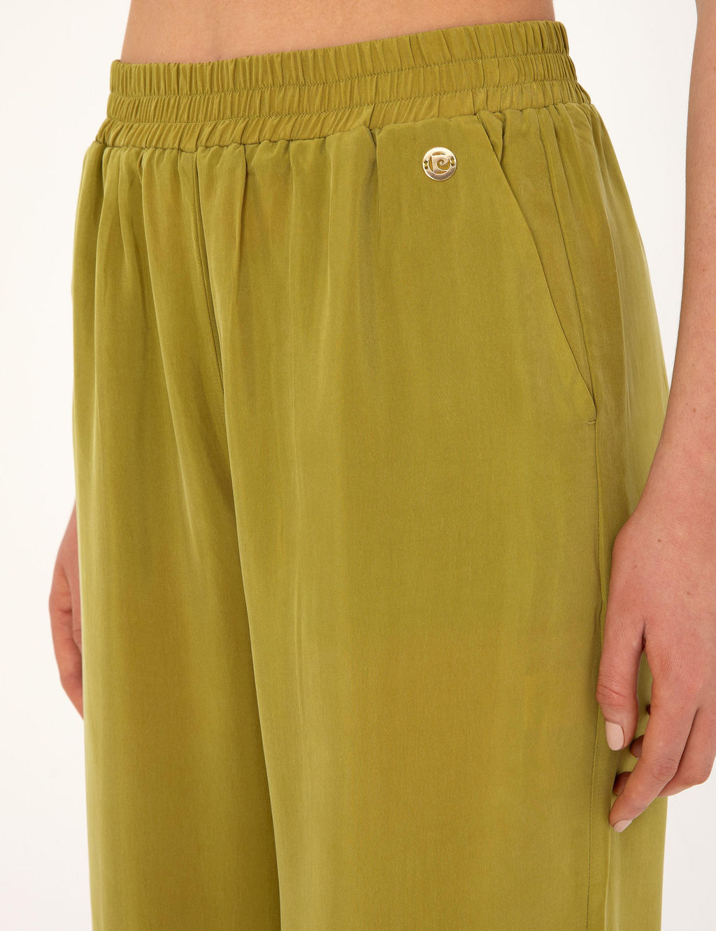 Брюки Pierre Cardin Kanvas Pantolon зеленые из канваса