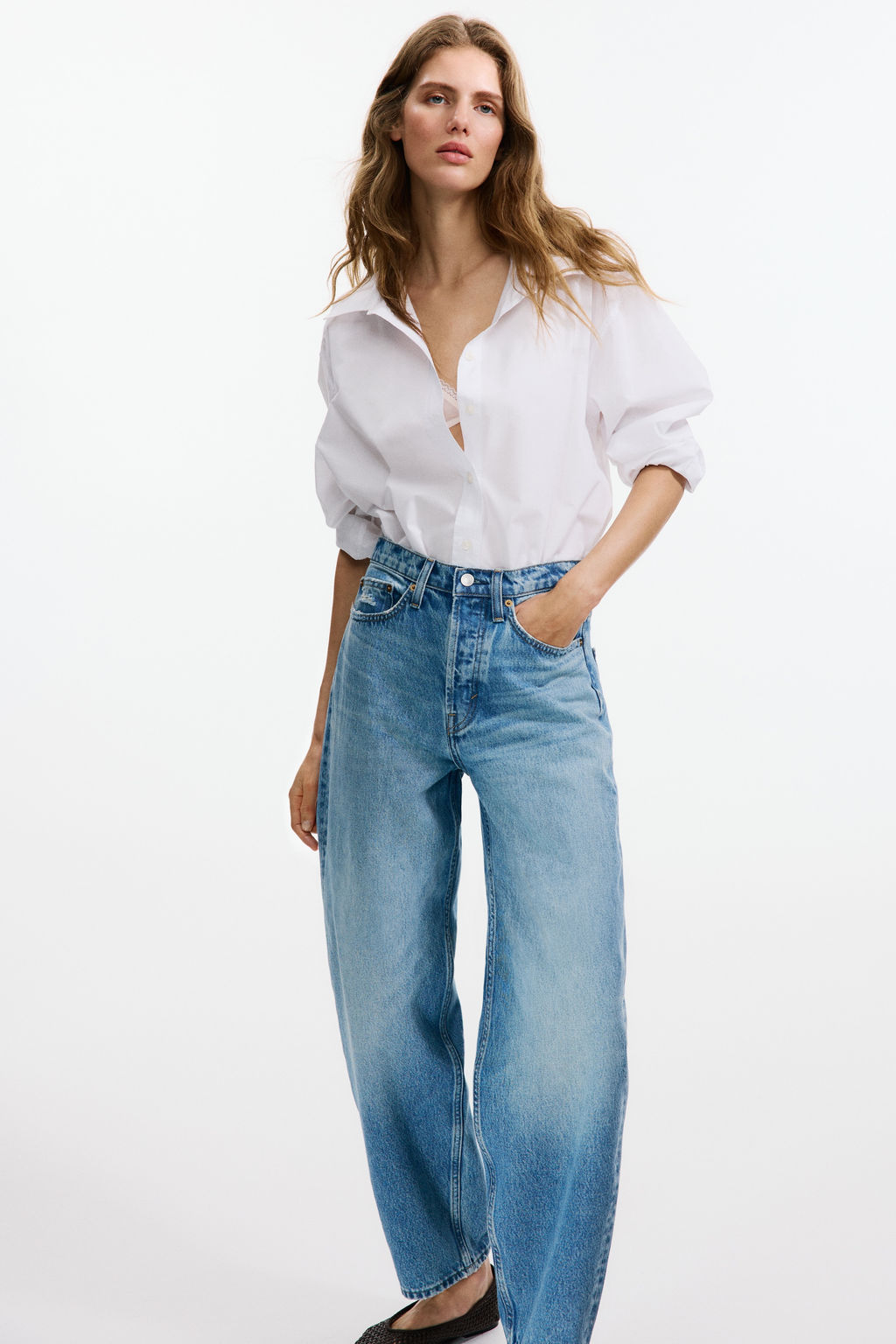 Barrel High Waist Ankle Jeans - H&m фото 4