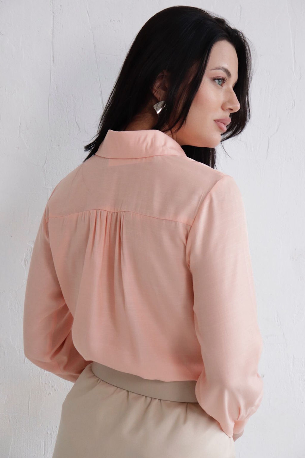 Рубашка с супатной застёжкой свободного силуэта - Martichelli фото 49