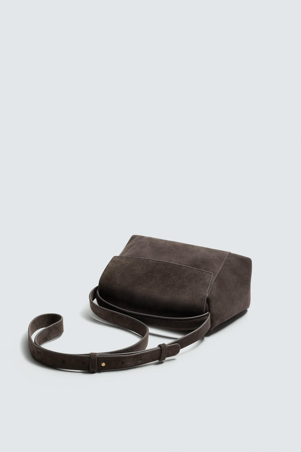 LEATHER CROSSBODY BAG M LIMITED EDITION - Zara фото 2