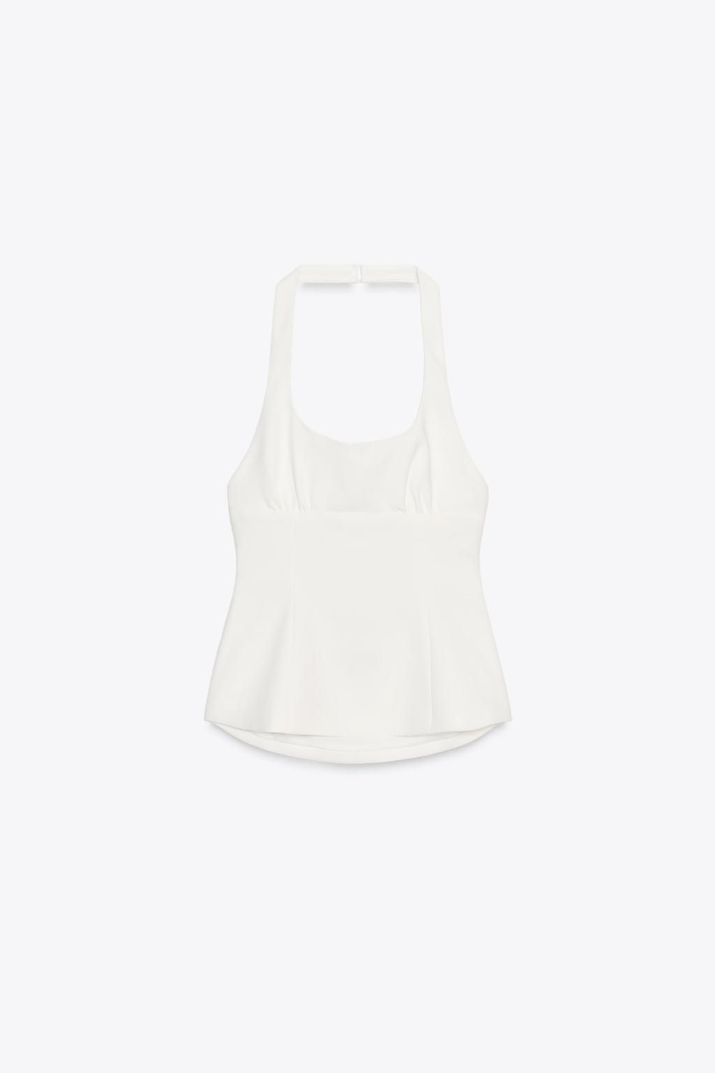 HALTER TOP WITH BOWS - Zara фото 5