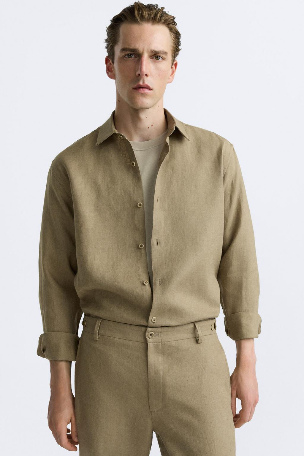 %100 KETEN GOMLEK - Zara фото 6
