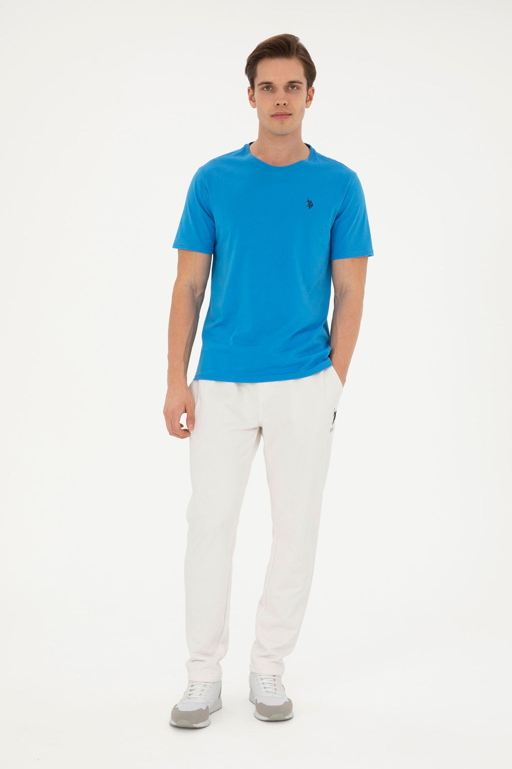 Мужская базовая футболка Saks - U.s. polo assn фото 4