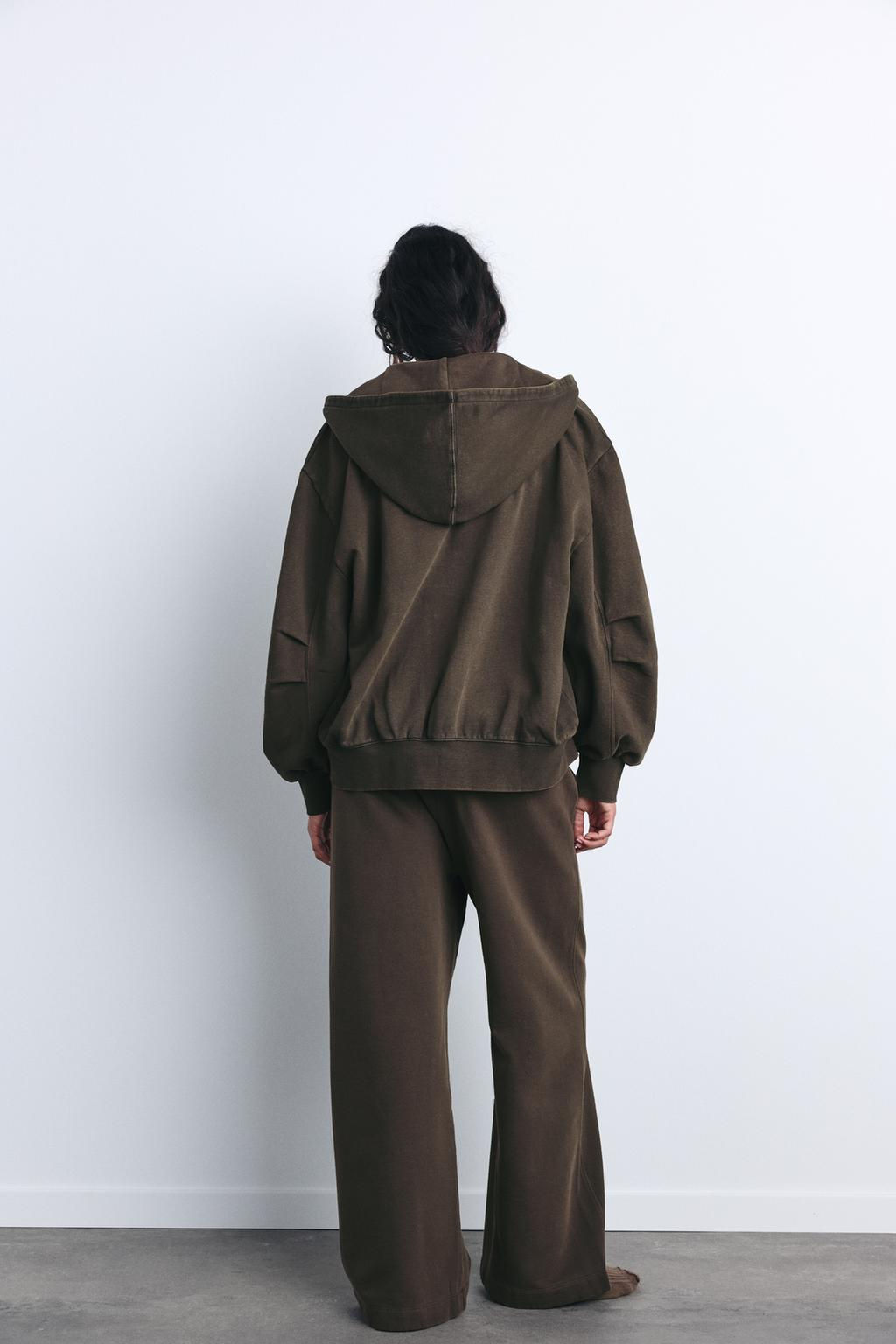 STRAIGHT-LEG PLUSH TROUSERS - Zara фото 7