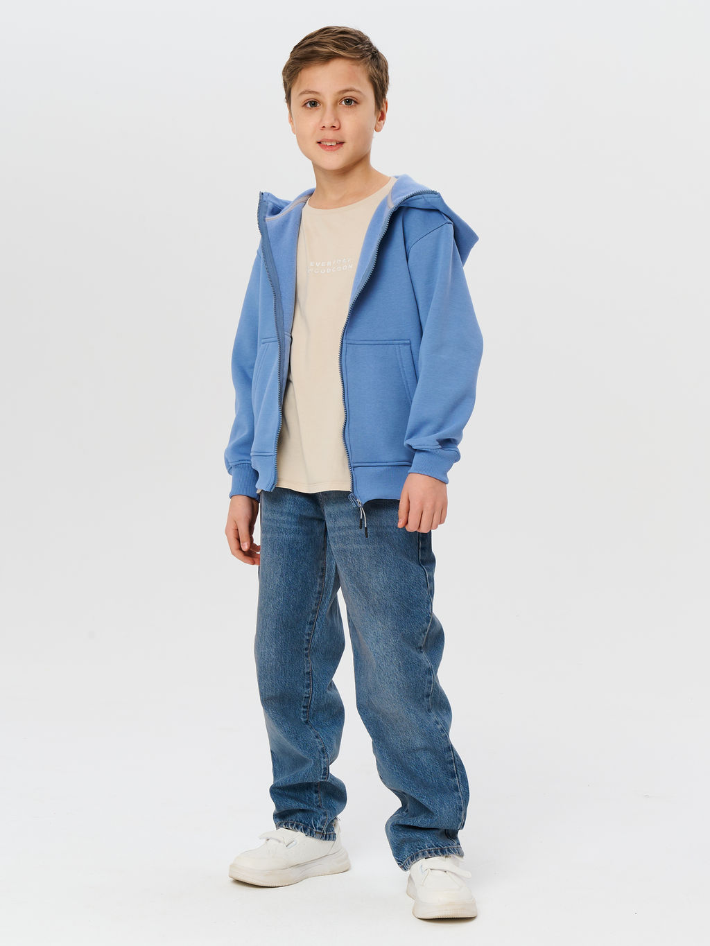 Толстовка детская 23834-449 футер васильковый - Avese фото 74