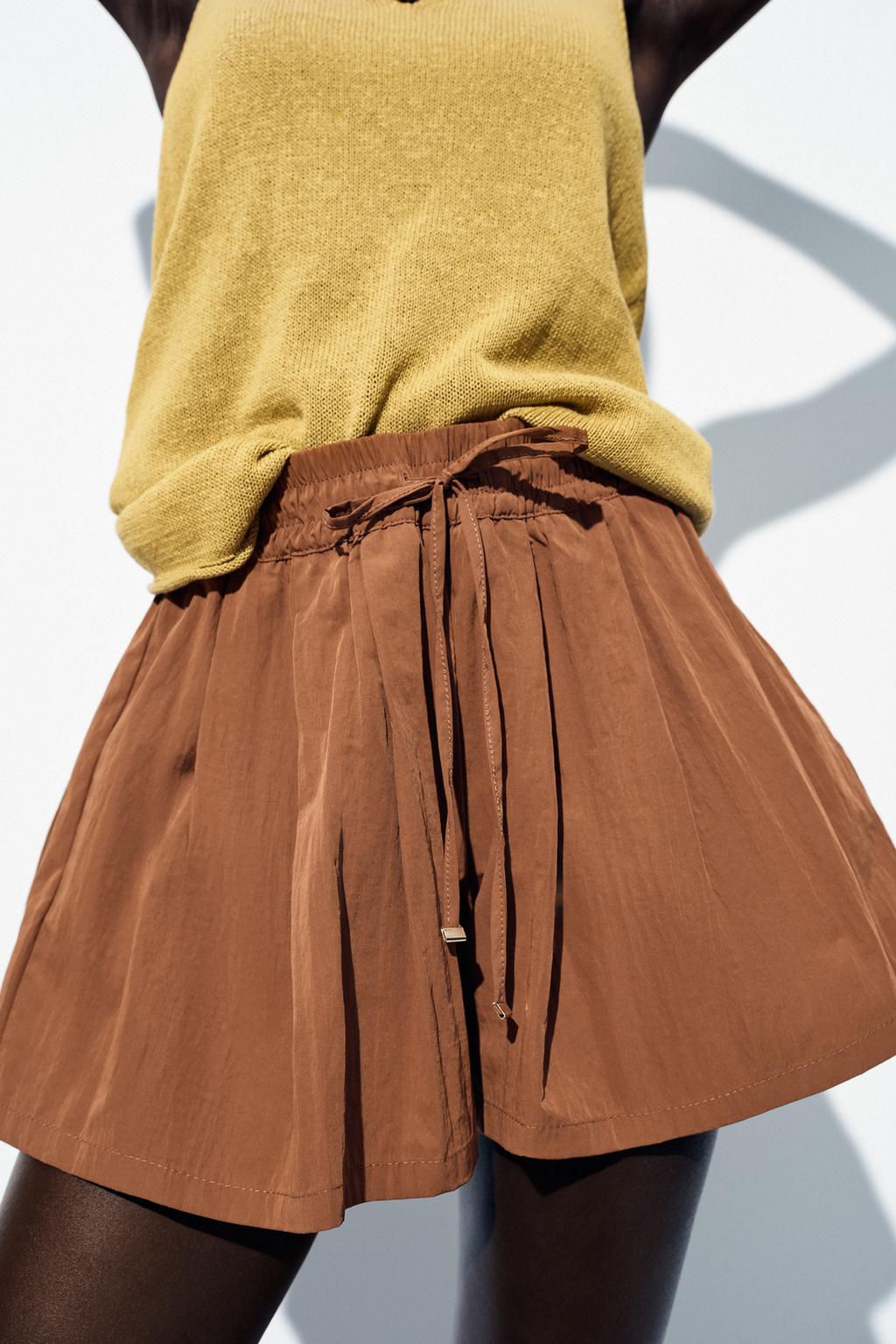 BERMUDA SHORTS WITH ELASTIC WAIST - Zara фото 3