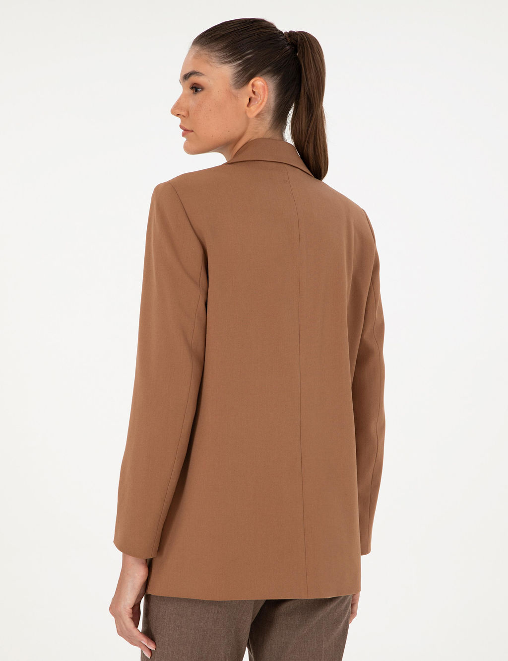 Kahverengi Comfort Fit Ceket