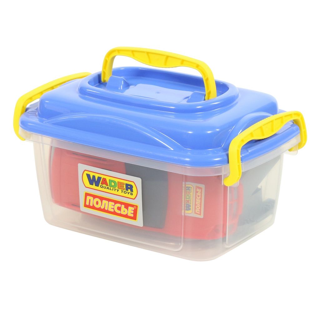 Конструктор Автомобиль легковой с прицепом (в контейнере) - Полесье фото 5