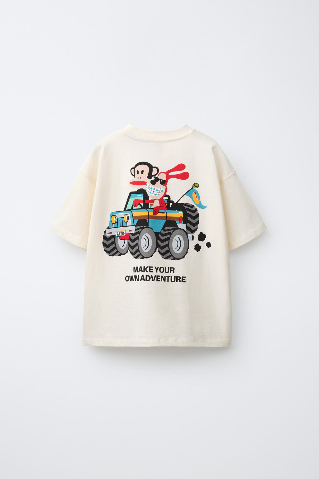 CAMISETA ESTAMPADA PAUL FRANK / Crudo claro - Zara фото 2