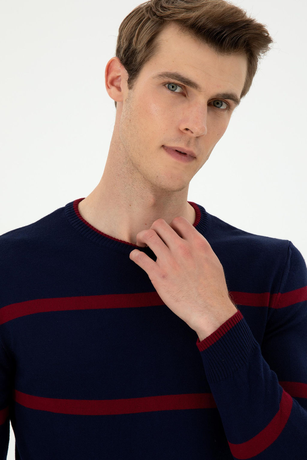 Мужской темно-синий свитер Неожиданная скидка в корзине - U.s. polo assn фото 2