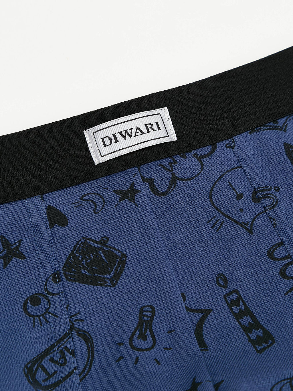 DIWARI BASIC MSH 700 Трусы мужские (в пакете) dark blue print - Conte elegant фото 3