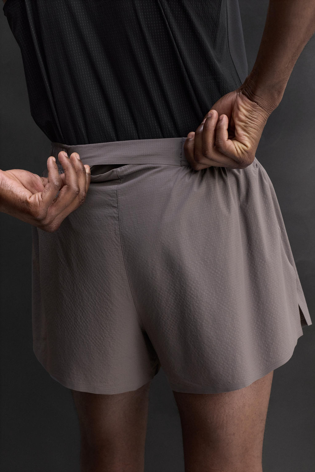PANTALONES CORTOS LIGEROS RUNNING 3" / Morado