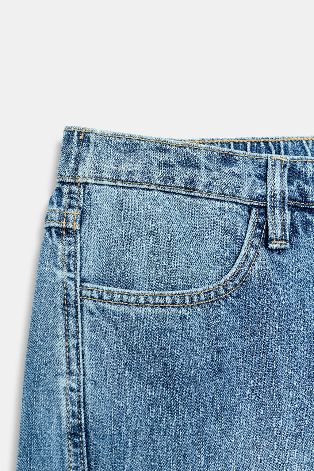JEANS Z1975 WIDE LEG TIRO ALTO / Azul medio - Zara фото 8