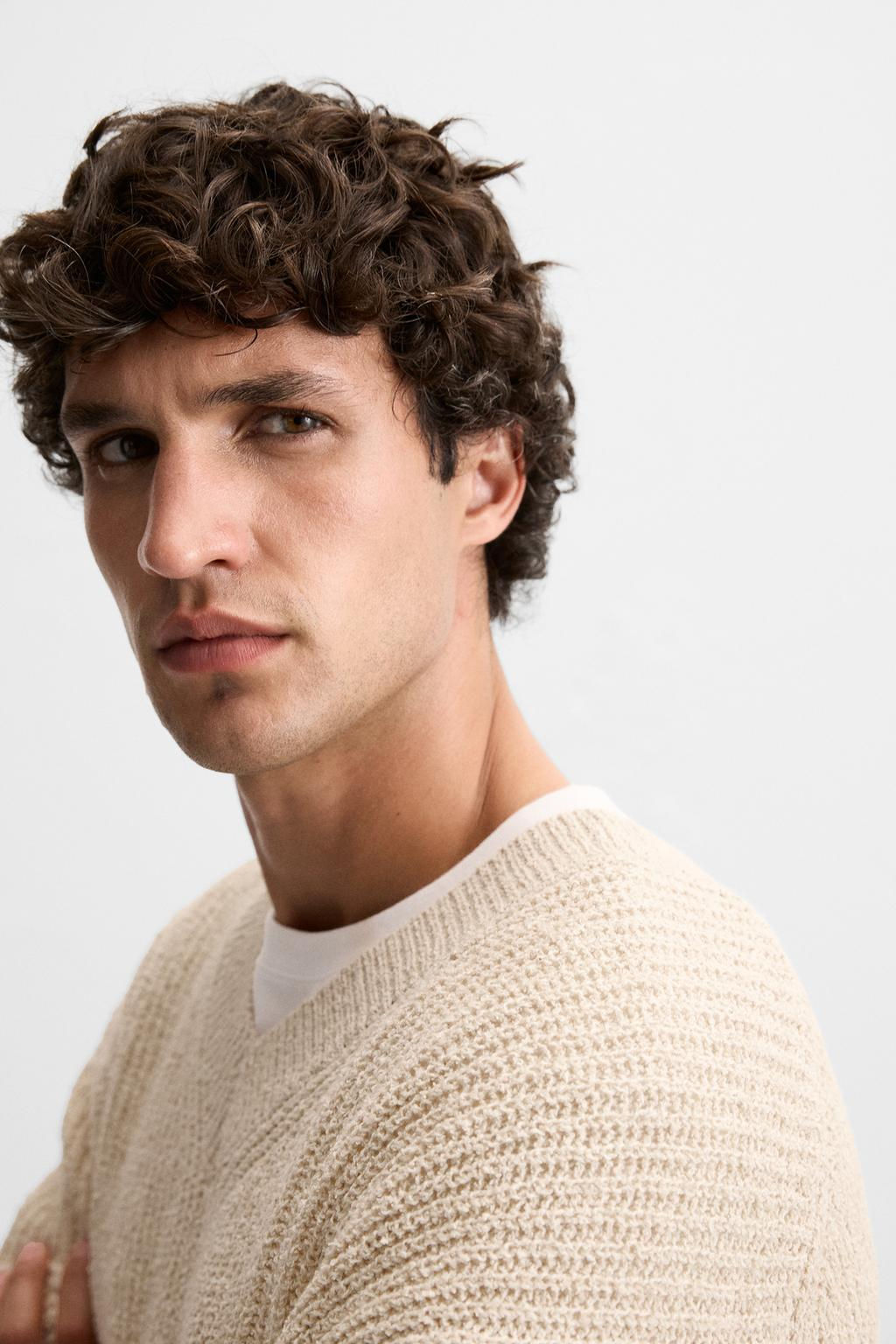 BOUCLE TEXTURE SWEATER - Zara фото 6