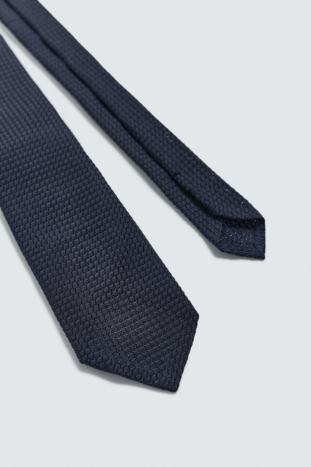 CORBATA ESTRUCTURA 100%SEDA AARON LEVINE X ZARA / Marino  фото 5