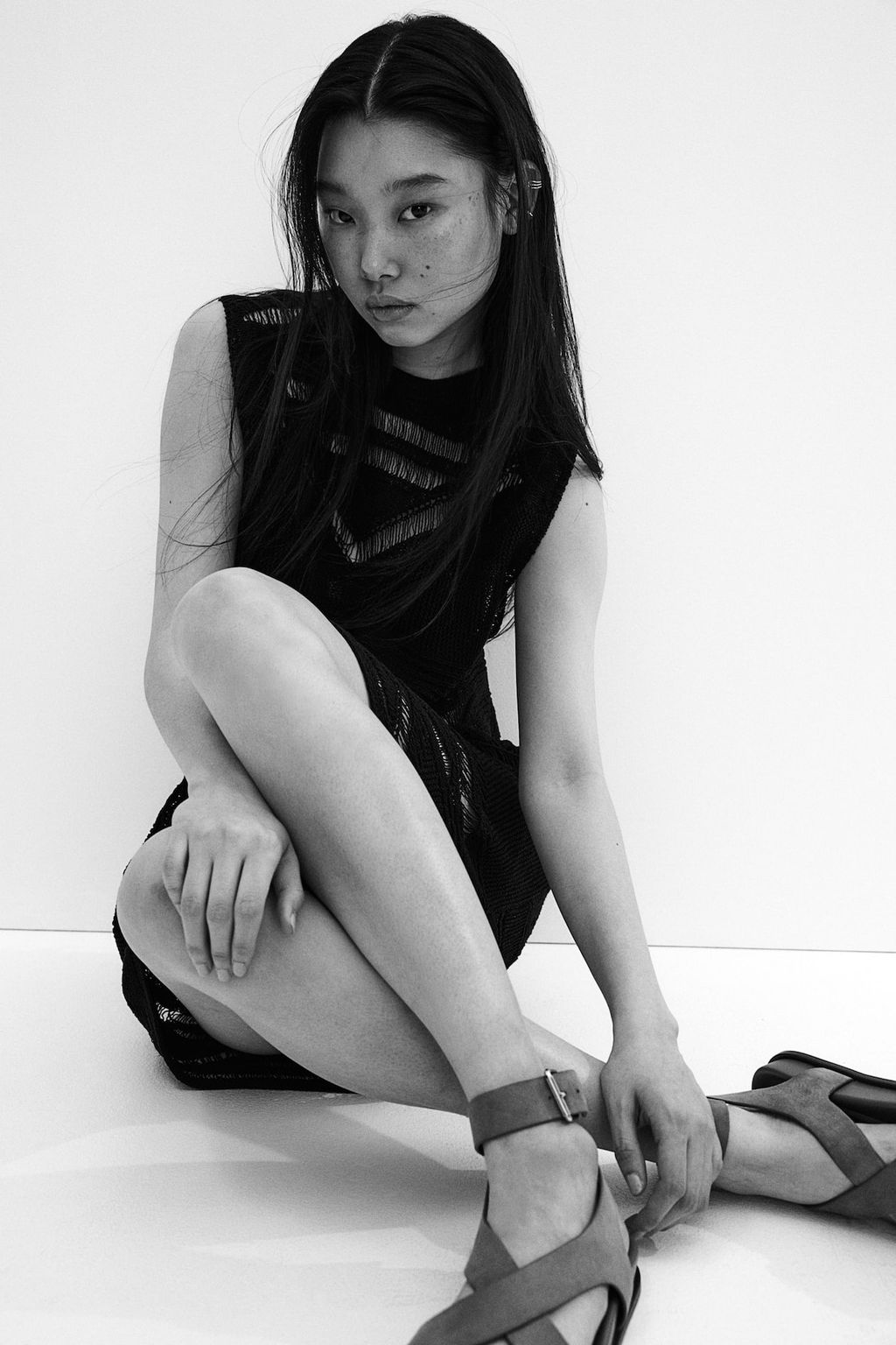 Vestido en pointelle efecto punto escalera - H&m фото 2