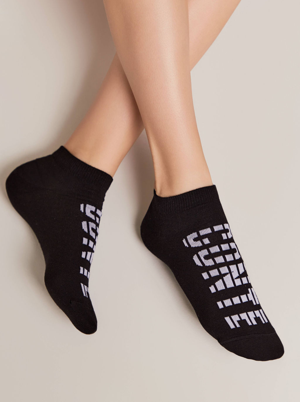 Цена за 2 пары. Носки Короткие CONTE ACTIVE Носки женские черный - Conte elegant фото 5