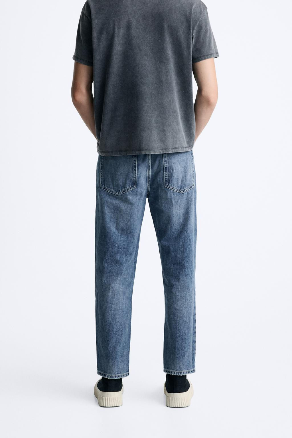 SLIM FIT CROPPED JEANS - Zara фото 3