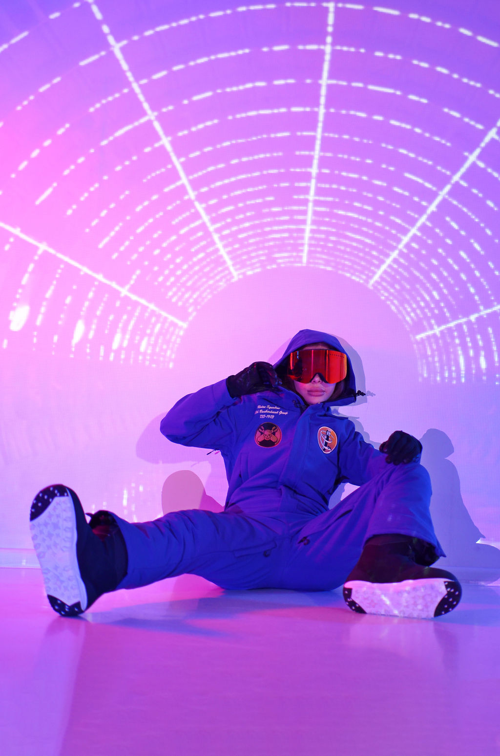 Женский зимний сноубордический комбинезон Alpha Endless 222/220730 PRP Фиолетовый  фото 11