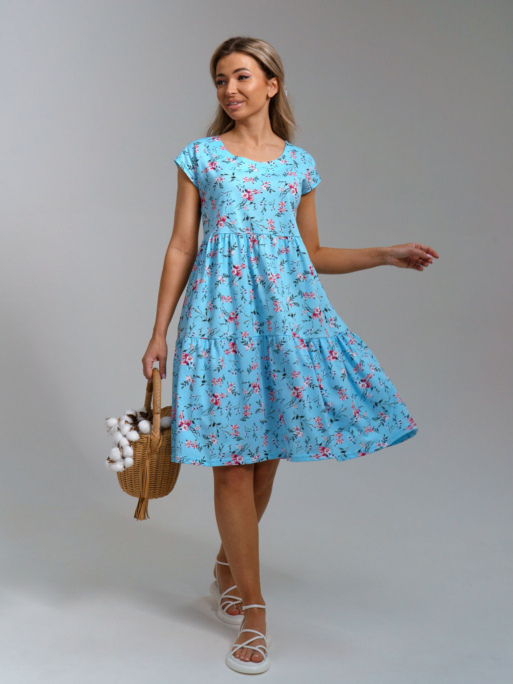 875 Платье "Голубой"