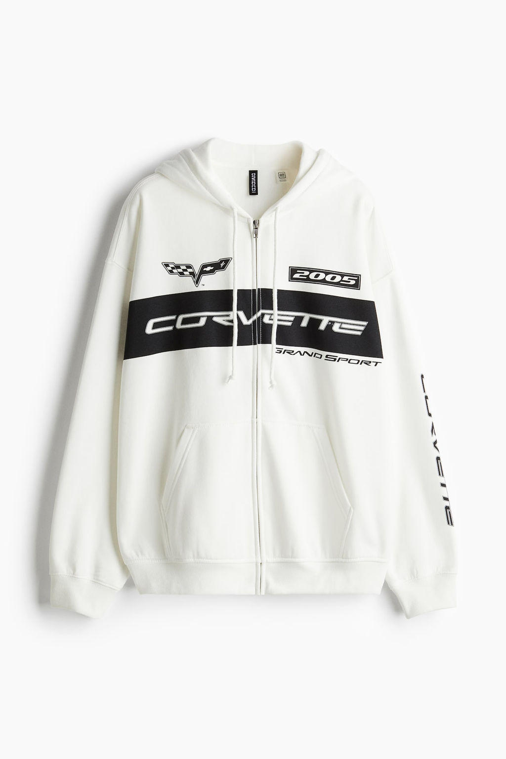 Chaqueta sudadera oversize con motivo estampado - H&m фото 5