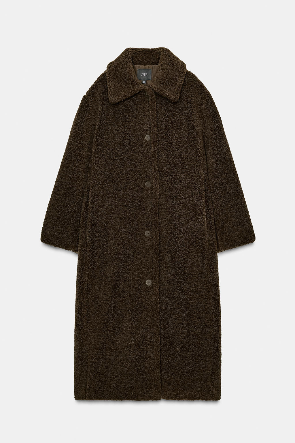 FAUX SHEARLING COAT - Zara фото 10