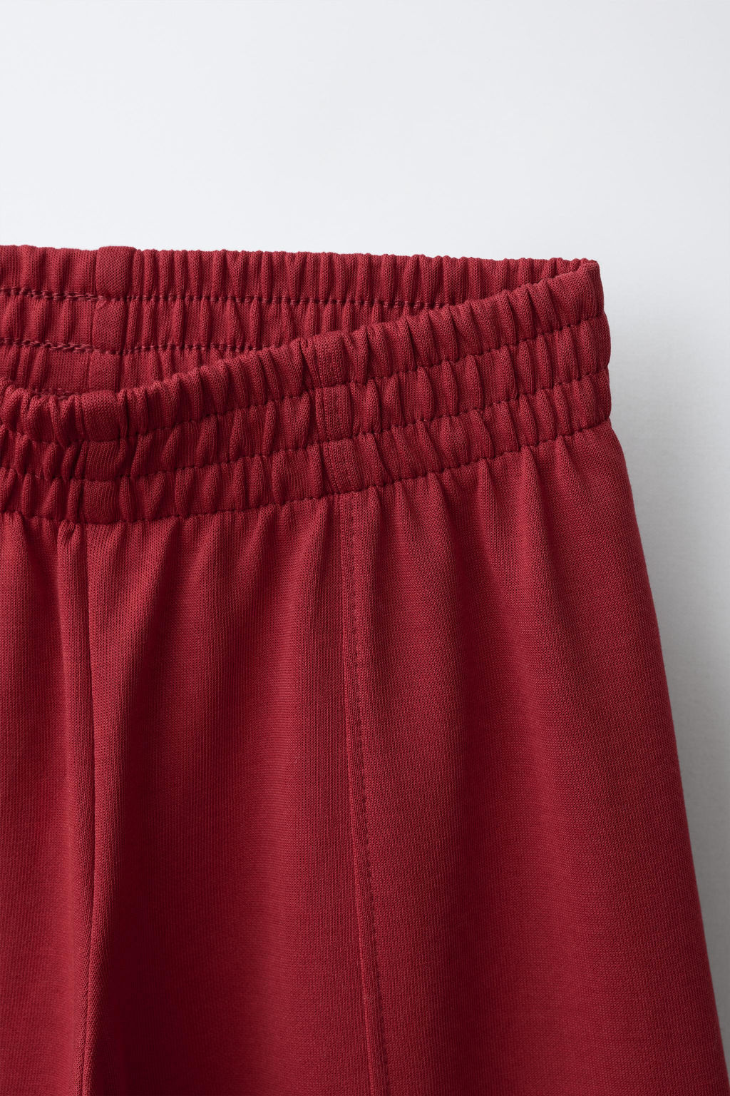 PANTAL?N WIDE LEG INTERLOCK / Rojo - Zara фото 3