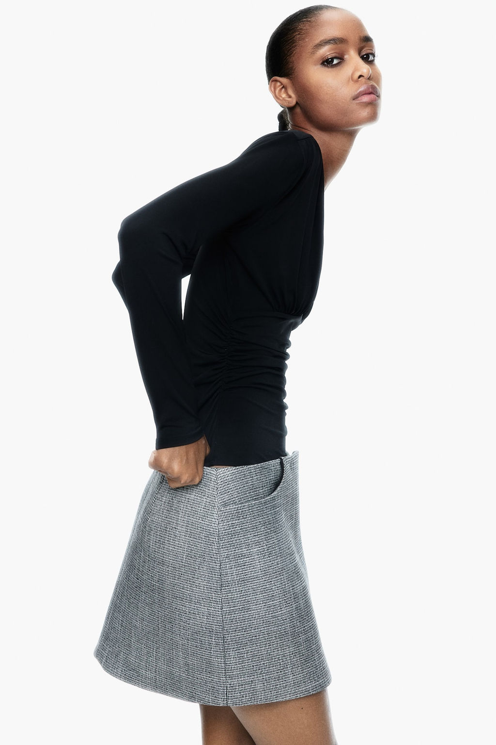 Body tanga con escote drapeado en V - H&m фото 4