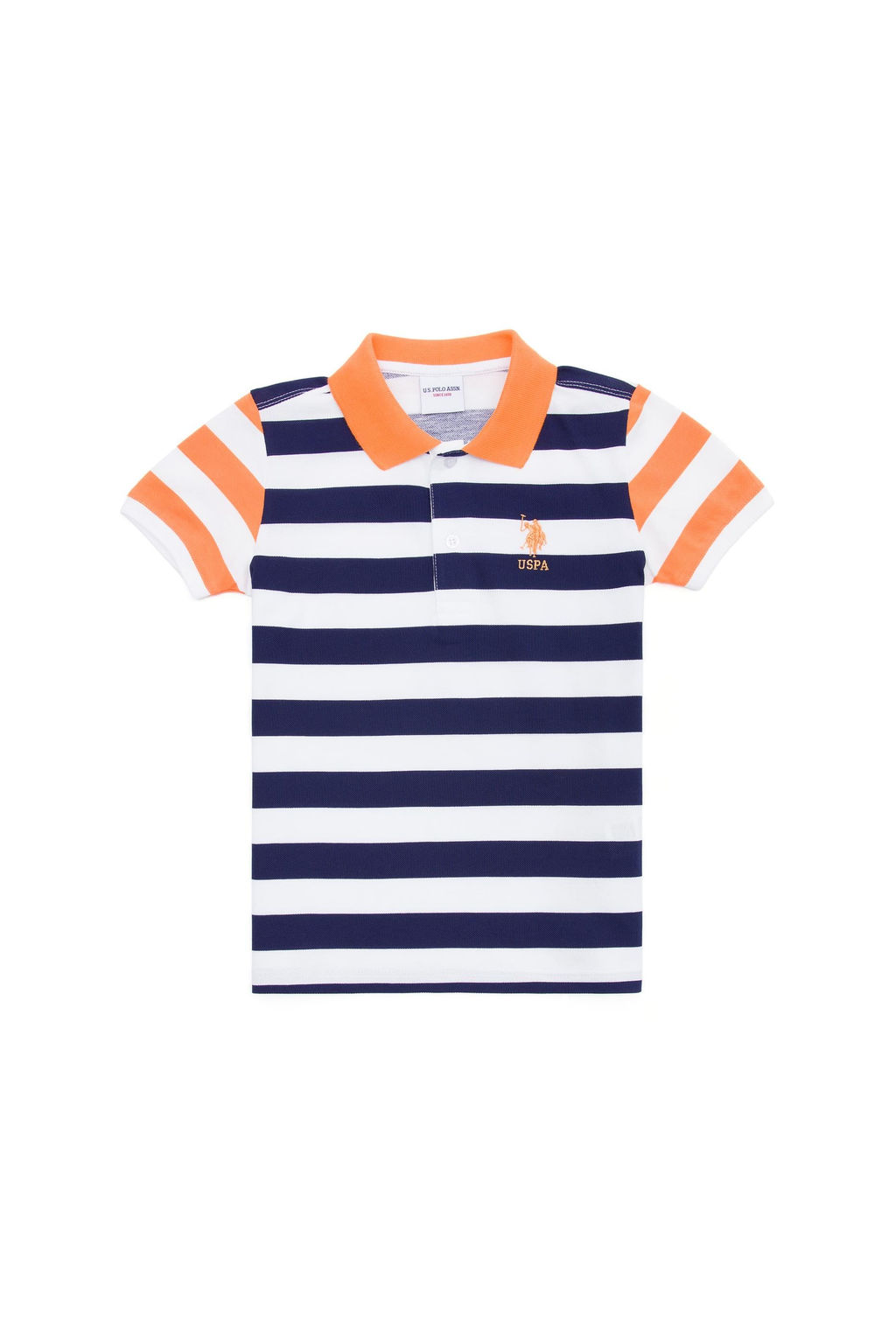 U. S. Polo Assn Темно-синяя футболка с воротником-поло для мальчика - U.s. polo assn фото 10