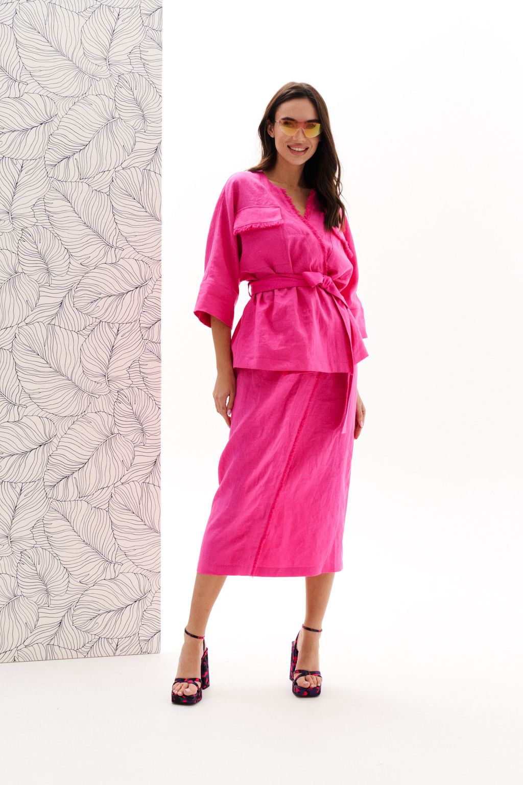 Комплект изо льна с вискозой - Elletto фото 3