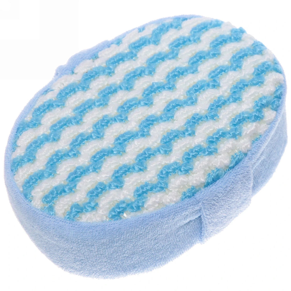 Цена за 3 шт. Мочалка для лица и тела "Ultramarine - Парадиз", мягкая, цвет микс, 15*10*5см (зип пакет и наклейка Ultramarine)