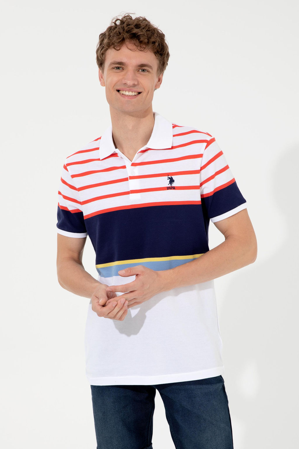 Erkek Lacivert Polo Yaka Ti__rt