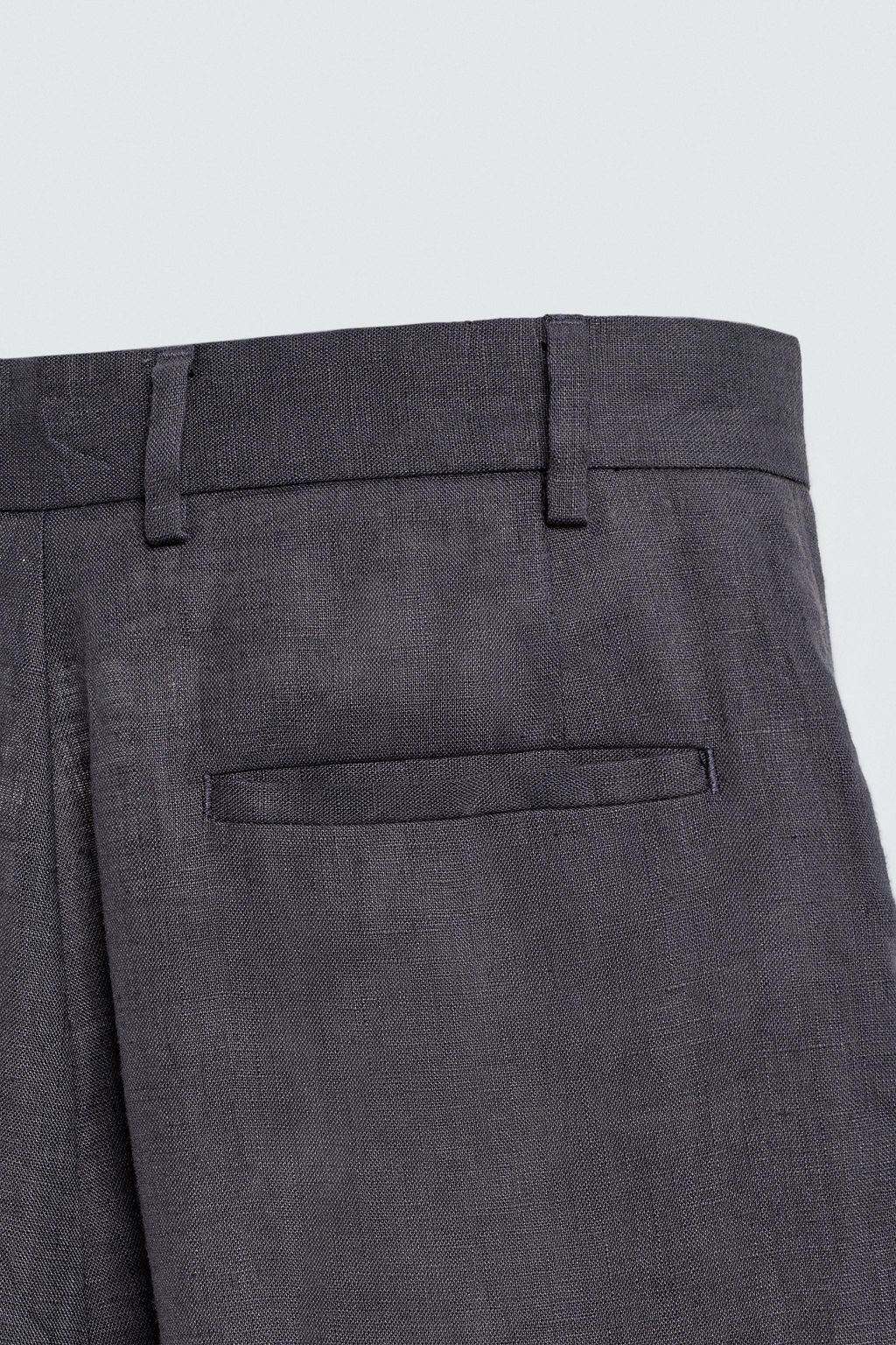 100% LINEN SUIT TROUSERS - Zara фото 9