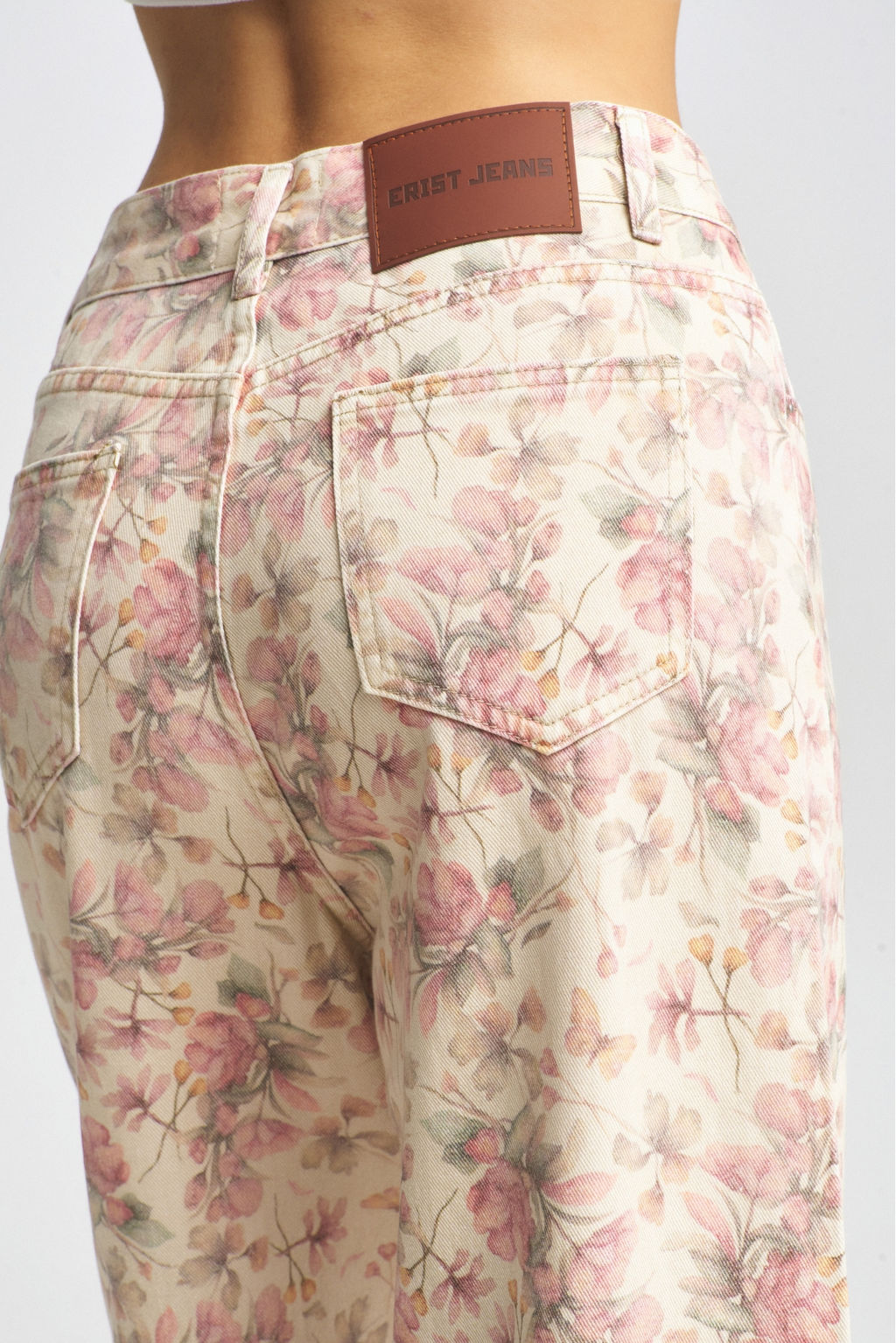 Джинсы Floral Beige - Erist store фото 6