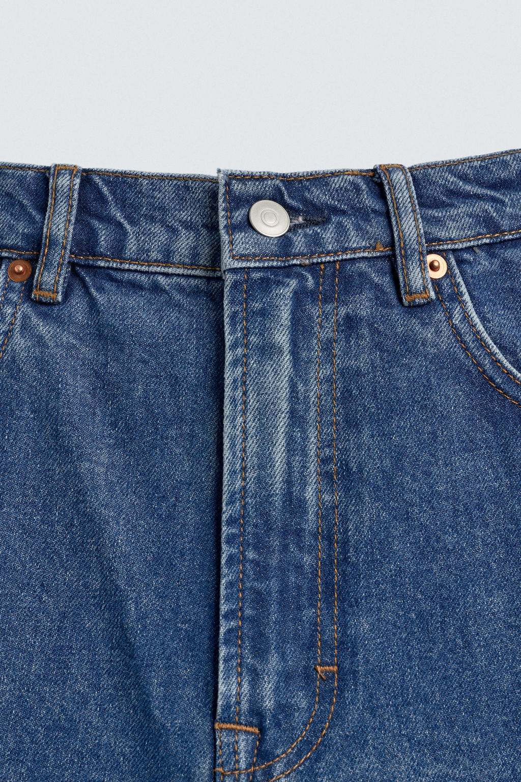 JEANS STRAIGHT ANKLE FIT / Azul - Zara фото 10