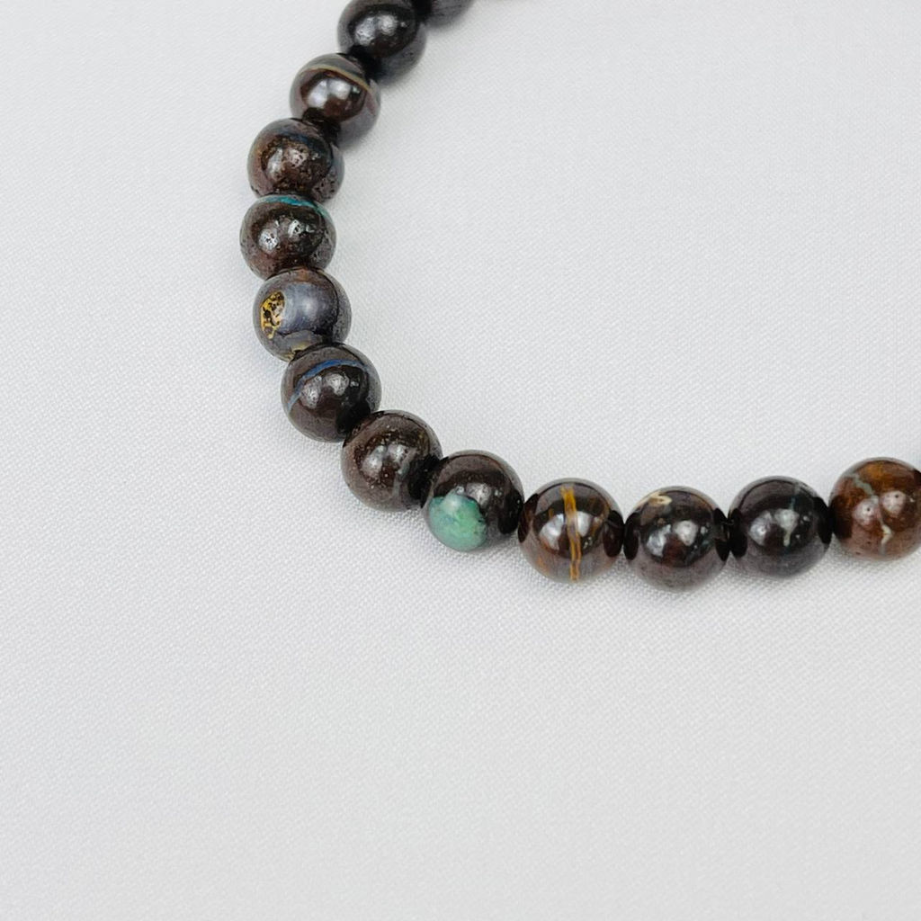 Браслет из древесного Опала 17 см - Радуга самоцветов фото 2